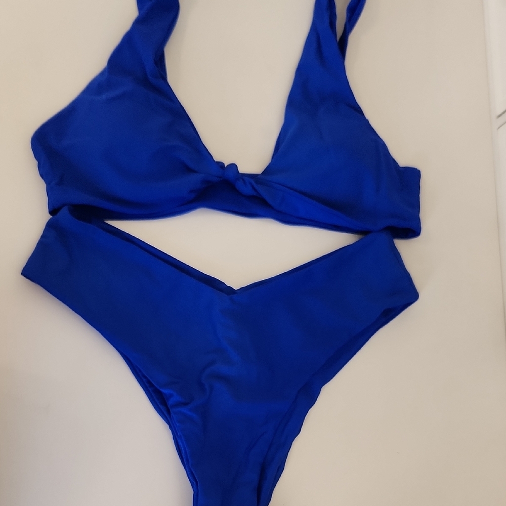 Vibrant Blue Bikini Set - L/L